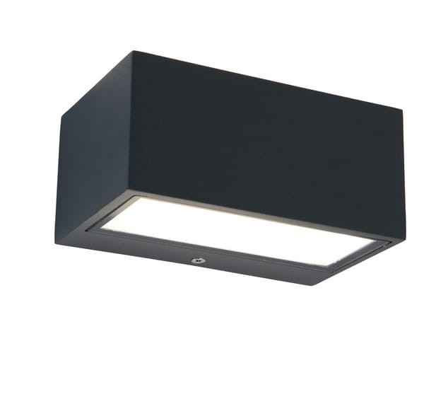 Kinkiet zewnętrzny GEMINI antracytowo-biały LED 1x11W 500lm IP54 Lutec 1016798