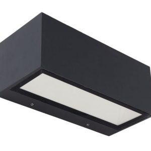 Kinkiet zewnętrzny GEMINI prosty antracyt LED 1x20W 1230lm IP54 Lutec 1016862 Kinkiet zewnętrzny GEMINI prosty antracyt LED 1x20W 1230lm IP54 Lutec 1016862
