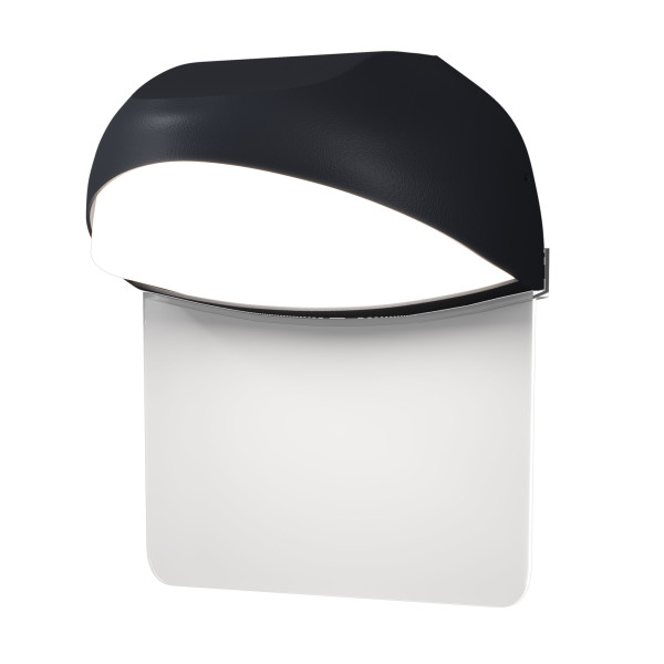 Kinkiet zewnętrzny Gloss 3000K grafitowy LED 1x7W 500lm IP65 Maytoni 897645
