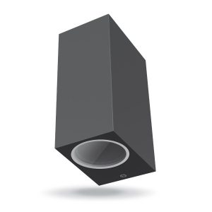 Kinkiet zewnętrzny góra-dół szary ARON 2xGU10x30W IP54 Videx 898773 Kinkiet zewnętrzny góra-dół szary ARON 2xGU10x30W IP54 Videx 898773
