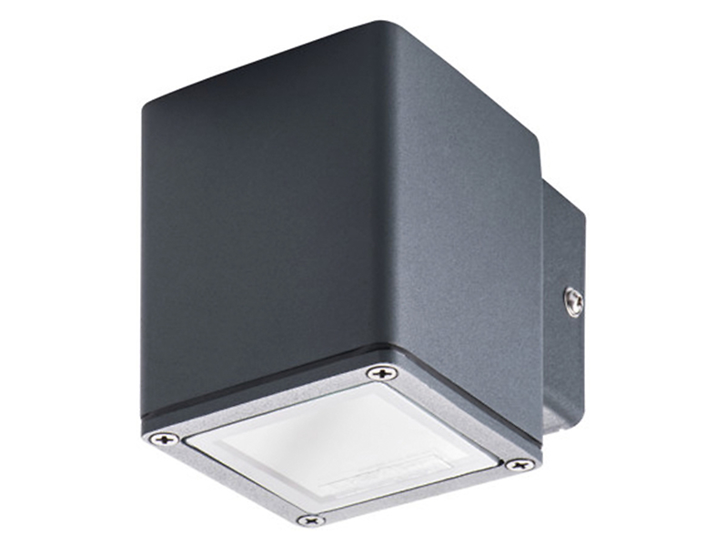 Kinkiet zewnętrzny Gori aluminiowy szary 43731
