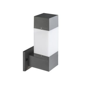 Kinkiet zewnętrzny grafitowo-biały INVO 1xE27x20W IP54 Kanlux 1016638 Kinkiet zewnętrzny grafitowo-biały INVO 1xE27x20W IP54 Kanlux 1016638