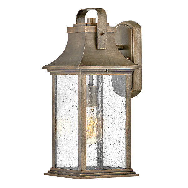 Kinkiet zewnętrzny Grant oksydowany brąz 1xE27x60W IP44 Quintiesse 1016902
