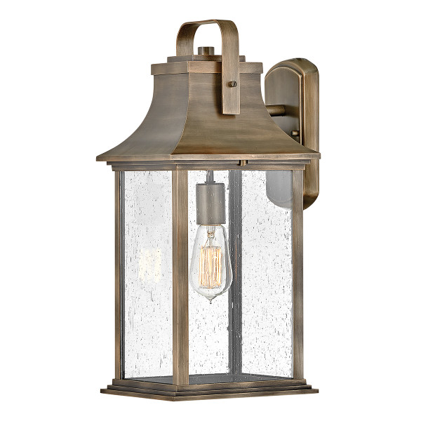 Kinkiet zewnętrzny Grant oksydowany brąz 1xE27x60W IP44 Quintiesse 1016704