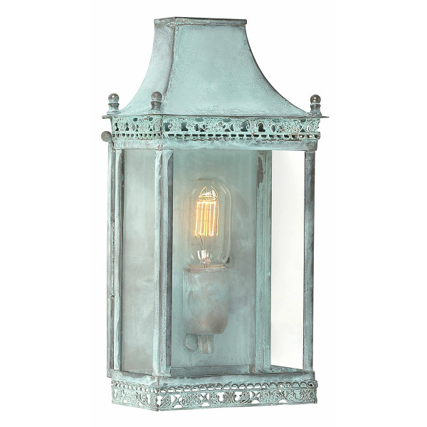 Kinkiet zewnętrzny grynszpan Regents Park 1xE27x60W IP44 Elstead 896659