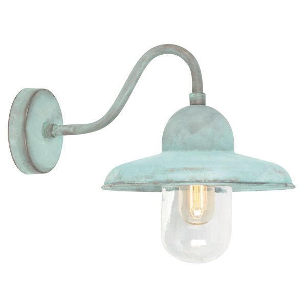 Kinkiet zewnętrzny grynszpan Somerton 1xE27x60W IP44 Elstead 897111