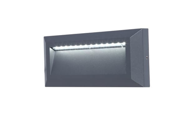 Kinkiet zewnętrzny HELENA antracytowo-biały LED 1x10W 400lm IP54 Lutec 1016466