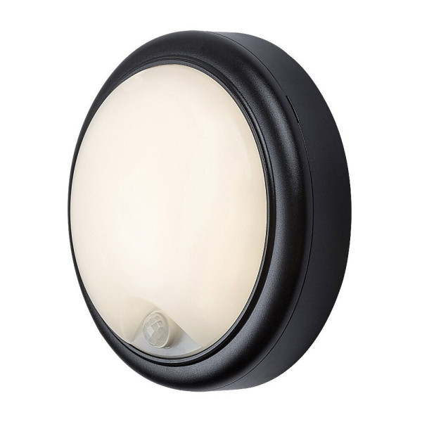 Kinkiet zewnętrzny Hitura z czujnikiem czarny LED 1x15W 1350lm IP54 Rabalux 961307