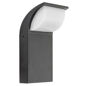 Kinkiet zewnętrzny Hongkong czarno-biały LED 1x9W 660lm IP65 Rabalux 961273