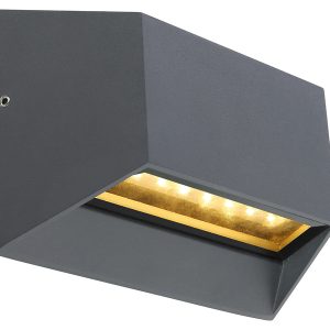 Kinkiet zewnętrzny Honna LED aluminiowy szary 197866