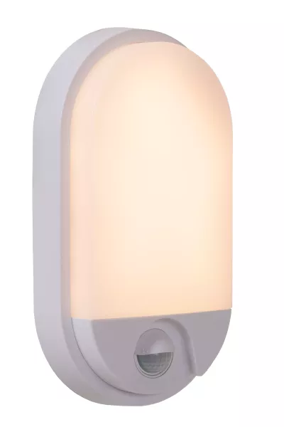 Kinkiet zewnętrzny HUPS z czujnikiem biały LED 1x10W 950lm IP54 Lucide 896935