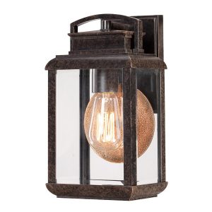 Kinkiet zewnętrzny imperialny brąz Byron 1xE27x60W IP44 Quoizel 896859