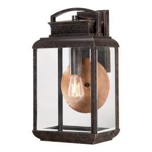 Kinkiet zewnętrzny imperialny brąz Byron 1xE27x60W IP44 Quoizel 896958