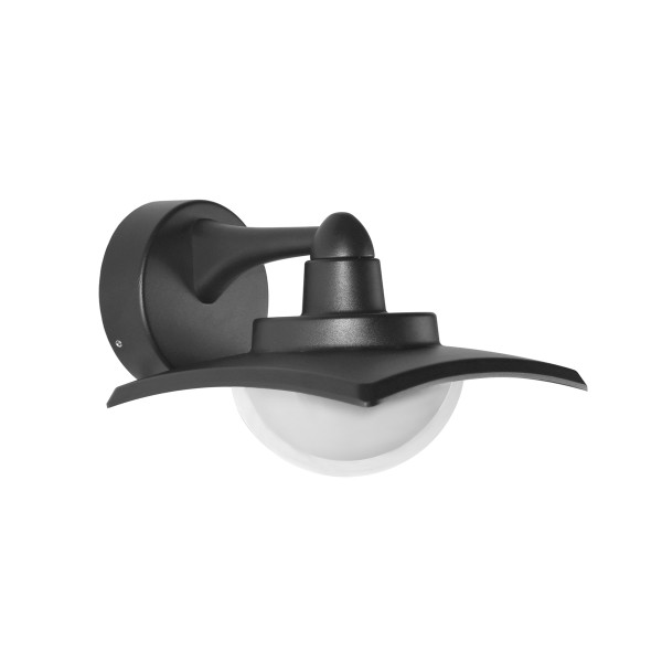 Kinkiet zewnętrzny Isola 4K czarny piaskowany LED 9W 4000K 722lm Italux 1017151