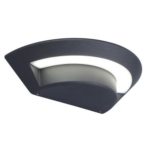 Kinkiet zewnętrzny Kasper 3000K grafit LED 1x7W 360lm IP54 Elstead 898761 Kinkiet zewnętrzny Kasper 3000K grafit LED 1x7W 360lm IP54 Elstead 898761