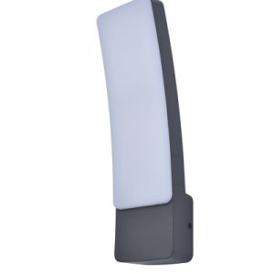 Kinkiet zewnętrzny KIRA antracytowo-biały LED 1x19W 1200lm IP54 Lutec 899010 Kinkiet zewnętrzny KIRA antracytowo-biały LED 1x19W 1200lm IP54 Lutec 899010