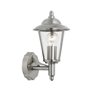 Kinkiet zewnętrzny KLIEN srebrno-przezroczysty 1xE27x60W Endon 1016755