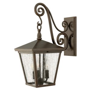 Kinkiet zewnętrzny królewski brąz Trellis 3xE14x60W IP44 Hinkley 897621