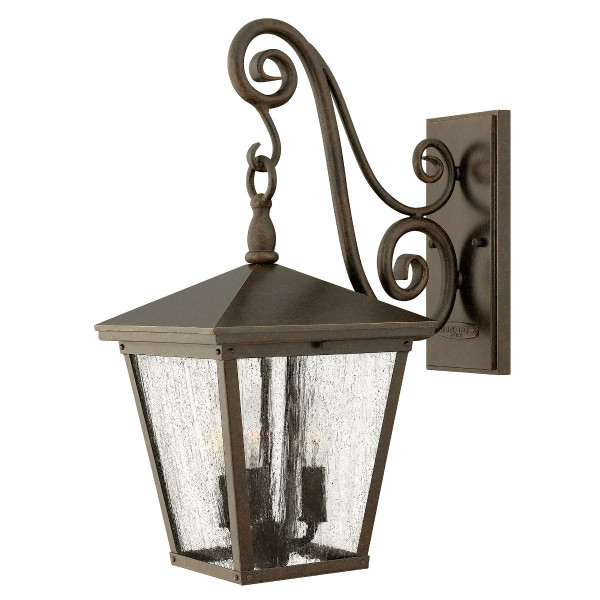 Kinkiet zewnętrzny królewski brąz Trellis 3xE14x60W IP44 Hinkley 897621