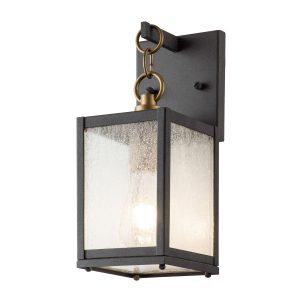 Kinkiet zewnętrzny Lahden postarzany cynk 1xE27x60W IP44 Quintiesse 1016870