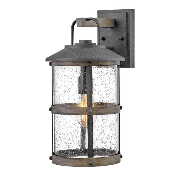 Kinkiet zewnętrzny Lakehouse postarzana cyna 1xE27x60W IP44 Quintiesse 1017007