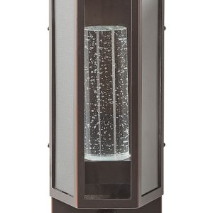 Kinkiet zewnętrzny LED metalowy brązowy 188320 Kinkiet zewnętrzny LED metalowy brązowy 188320