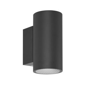 Kinkiet zewnętrzny Lenta 3K czarny piaskowany LED 20W 3000K 1542lm Italux 1016935 Kinkiet zewnętrzny Lenta 3K czarny piaskowany LED 20W 3000K 1542lm Italux 1016935