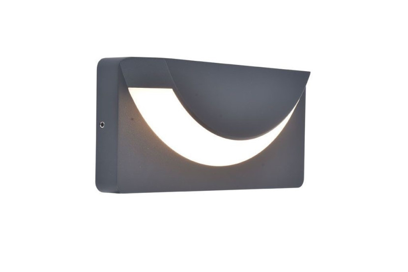 Kinkiet zewnętrzny LUPS szary LED 1x14W 450lm IP54 Lutec 898465