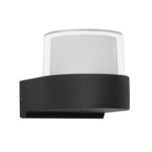 Kinkiet zewnętrzny Marti czarny piaskowany LED 5W 4000K 470lm Italux 219552 Kinkiet zewnętrzny Marti czarny piaskowany LED 5W 4000K 470lm Italux 219552