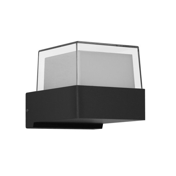 Kinkiet zewnętrzny Marti czarny piaskowany LED 5W 4000K 470lm Italux 1016885
