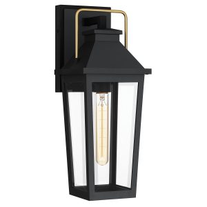 Kinkiet zewnętrzny matowy czarny BUCKLEY 1xE27x40W IP44 Quoizel 896735 Kinkiet zewnętrzny matowy czarny BUCKLEY 1xE27x40W IP44 Quoizel 896735
