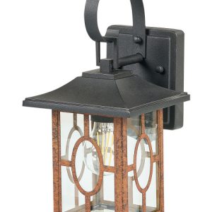 Kinkiet zewnętrzny metalowy brązowy 188315 Kinkiet zewnętrzny metalowy brązowy 188315