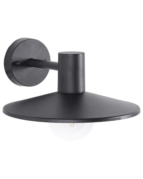 Kinkiet zewnętrzny metalowy czarny 375023