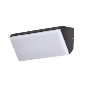 Kinkiet zewnętrzny Nave 3K czarny piaskowany LED 10W 3000K 965lm Italux 1016786