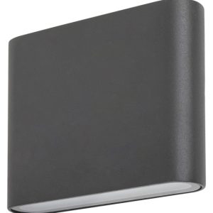 Kinkiet zewnętrzny Nesna antracytowo-opalowy LED 1x6W 386lm IP54 Rabalux 894892