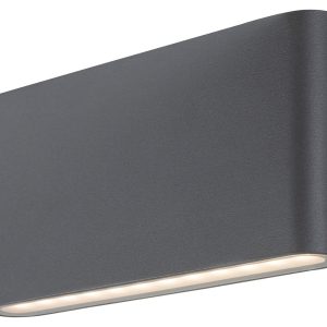 Kinkiet zewnętrzny Nesna antracytowo-opalowy LED 1x6W 528lm IP54 Rabalux 894925