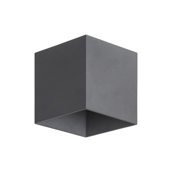 Kinkiet Zewnętrzny Ogrodowy Led Tk Lighting Cube antracyt Kwadrat Ip 54 994123
