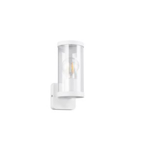 Kinkiet zewnętrzny okrągły biały BONITO 1xE27x28W IP44 RL 894844 Kinkiet zewnętrzny okrągły biały BONITO 1xE27x28W IP44 RL 894844