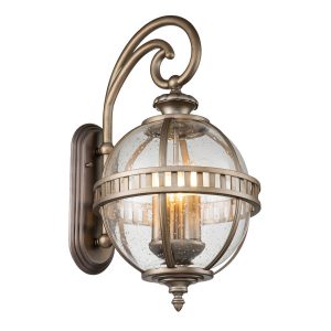 Kinkiet zewnętrzny oksydowany brąz Halleron 3xE14x40W IP44 Kichler 897628 Kinkiet zewnętrzny oksydowany brąz Halleron 3xE14x40W IP44 Kichler 897628
