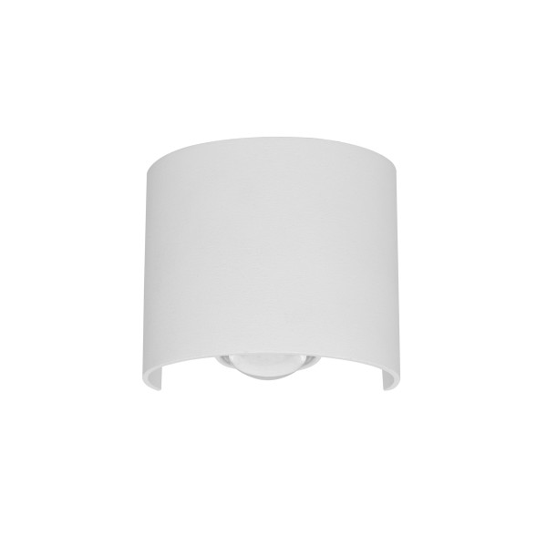 Kinkiet zewnętrzny Ortelo biały piaskowany LED 2W 3000K 162lm Italux 1016622