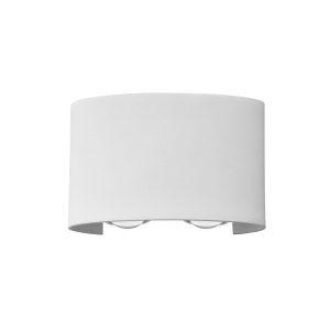Kinkiet zewnętrzny Ortelo biały piaskowany LED 4W 3000K 336lm Italux 1016724 Kinkiet zewnętrzny Ortelo biały piaskowany LED 4W 3000K 336lm Italux 1016724