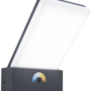Kinkiet zewnętrzny PANO antracytowo-biały LED 1x16W 1200lm IP54 Lutec 1017172 Kinkiet zewnętrzny PANO antracytowo-biały LED 1x16W 1200lm IP54 Lutec 1017172