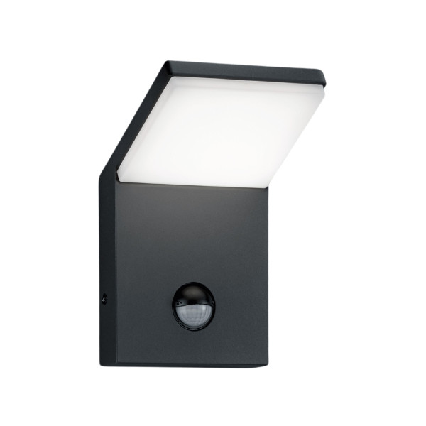 Kinkiet zewnętrzny PEARL z czujnikiem antracyt LED 1x9W 900lm IP54 Trio 894881