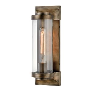 Kinkiet zewnętrzny Pearson oksydowany brąz 1xE27x60W IP44 Quintiesse 1017005 Kinkiet zewnętrzny Pearson oksydowany brąz 1xE27x60W IP44 Quintiesse 1017005