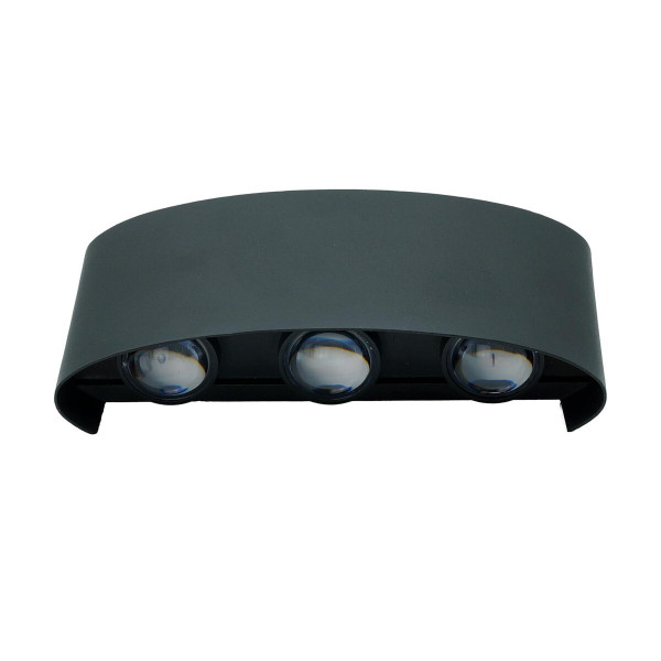 Kinkiet zewnętrzny Picto 4000K czarny LED 6x6W 660lm IP54 IdeaLED 898592