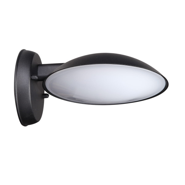 Kinkiet zewnętrzny PIOMBINO czarno-biały LED 1x12W 1110lm IP44 Italux 898915
