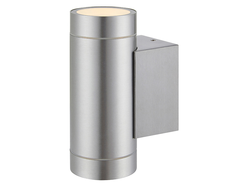 Kinkiet zewnętrzny Pipe metalowy srebrny 32005