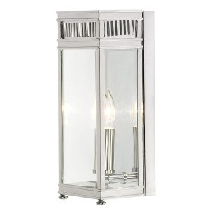 Kinkiet zewnętrzny polerowany chrom Holborn 1xE14x40W IP44 Elstead 897816 Kinkiet zewnętrzny polerowany chrom Holborn 1xE14x40W IP44 Elstead 897816