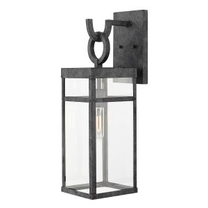 Kinkiet zewnętrzny Porter postarzany cynk 1xE27x60W IP44 Quintiesse 1016852 Kinkiet zewnętrzny Porter postarzany cynk 1xE27x60W IP44 Quintiesse 1016852