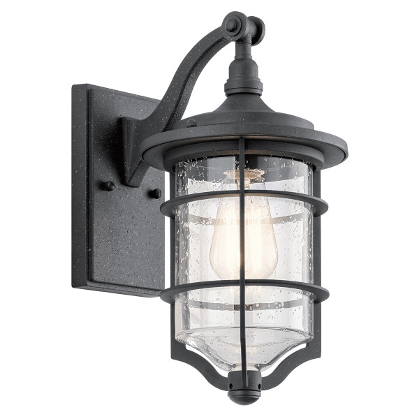 Kinkiet zewnętrzny postarzana czerń Royal Marine 1xE27x60W IP44 Kichler 898822